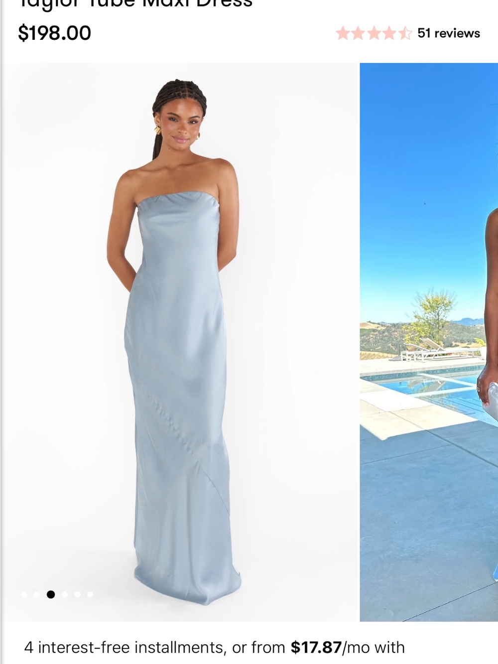 Show Me Your MuMu Taylor Tube Maxi Dress - Picture 2 of 3